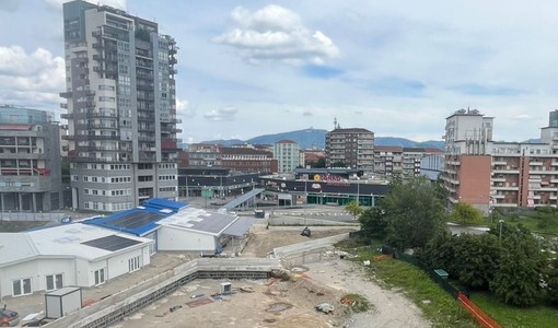 Il cantiere della maxi torre Il cantiere della maxi torre