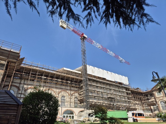 I lavori di riqualificazione in corso
