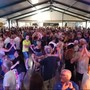 Un momento di festa al punto verde