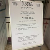 L'annuncio della chiusura della piscina L'annuncio della chiusura della piscina