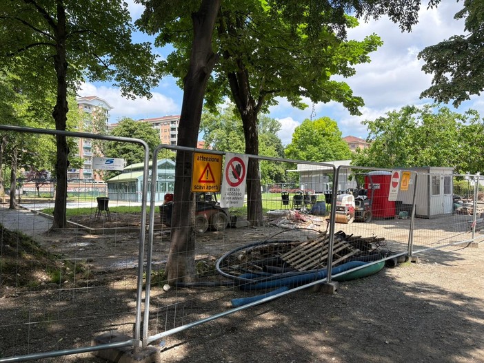 Lavori in corso al Parco Rignon: &quot;Il cantiere potrebbe terminare a fine estate&quot;
