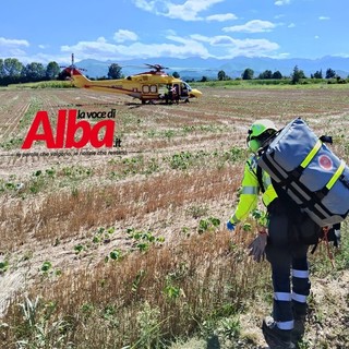 Ustionato nel suo terreno mentre bruciava rami e foglie: trasportato al CTO di Torino