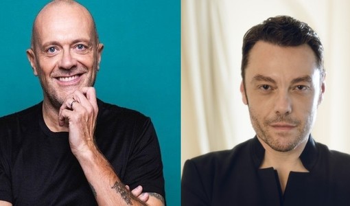 Tiziano Ferro e Max Pezzali protagonisti all'Allianz Stadium Tiziano Ferro e Max Pezzali protagonisti all'Allianz Stadium
