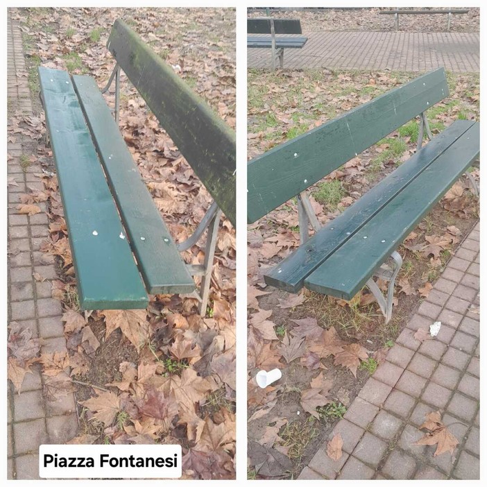 Piazza Fontanesi (prima e dopo)