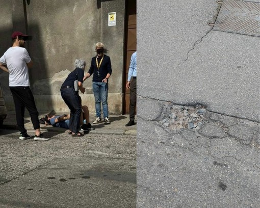 L'incidente occorso a una donna in via Bardonecchia