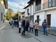 Il presidente Lomanto a spasso per Bertolla Il presidente Lomanto a spasso per Bertolla