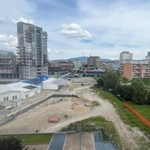 Il cantiere della maxi torre