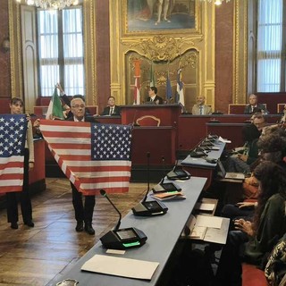 Protesta anti Palestina in Consiglio comunale a Torino
