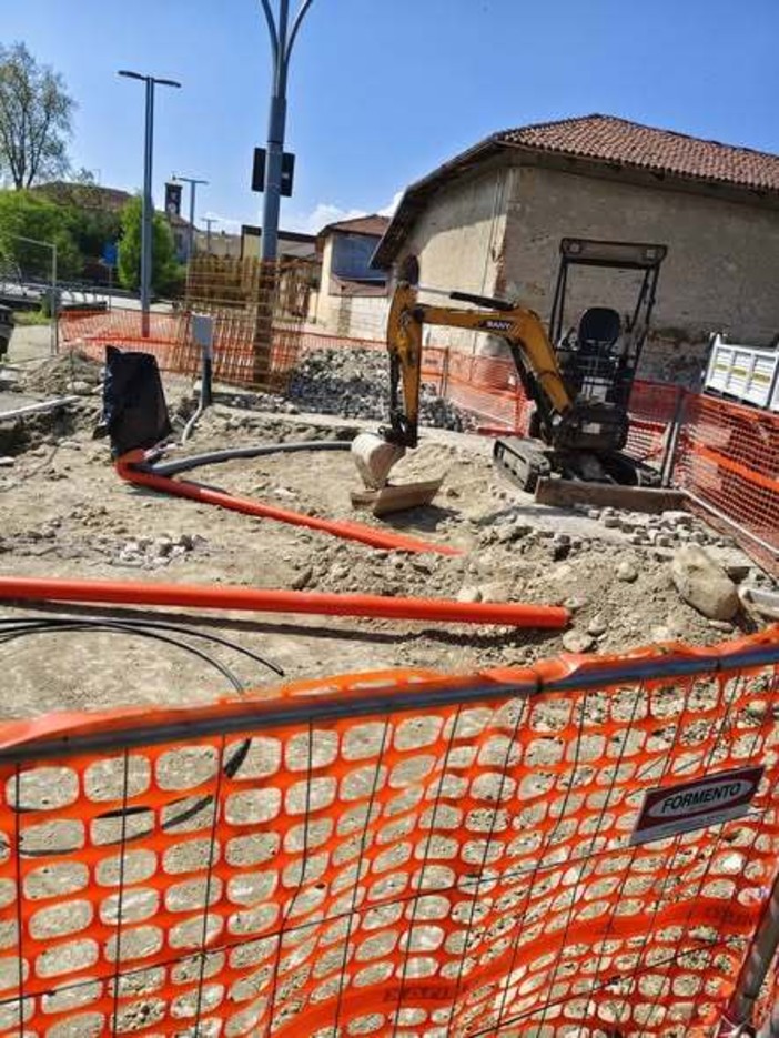 I lavori per il nuovo punto Smat