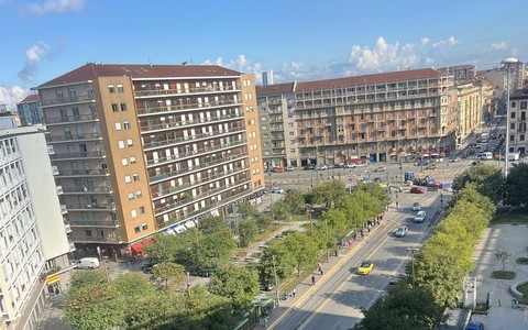 Piazza Carducci vista dall'alto