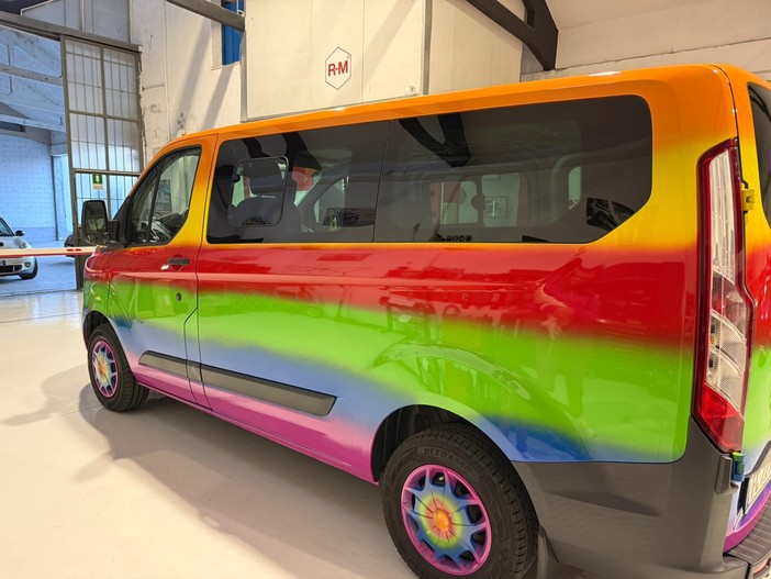 Il Pulmino dei sogni in allestimento