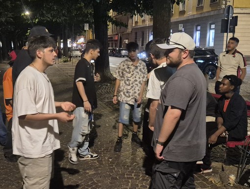 Il ritrovo in piazza Vittorio Veneto