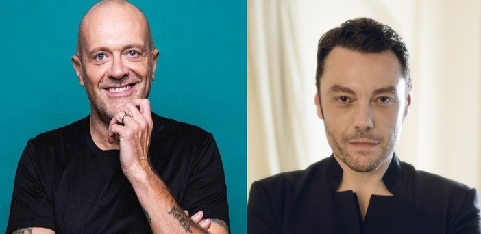 Tiziano Ferro e Max Pezzali protagonisti all'Allianz Stadium Tiziano Ferro e Max Pezzali protagonisti all'Allianz Stadium