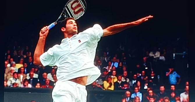 Una splendida immagine del grande Pete Sampras