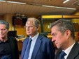 Mario Roggero in Corte d'Appello a Torino con il consulente processuale Novani e l'avvocato Stefano Marcolini Mario Roggero in Corte d'Appello a Torino con il consulente processuale Novani e l'avvocato Stefano Marcolini