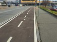 La pista ciclabile di via Giordano Bruno e via Bossoli La pista ciclabile di via Giordano Bruno e via Bossoli