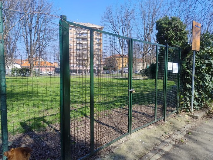 L'area cani del giardino Cavallotti