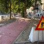 Ecco la nuova pista ciclabile di corso Bramante