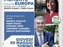 Al Cipet l'incontro &quot;Piemonte chiama Europa&quot;: confronto tra Monica Canalis e Fabio Pizzul