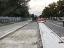 La pista ciclabile di corso Ferrara La pista ciclabile di corso Ferrara