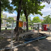 Lavori in corso al Parco Rignon: &quot;Il cantiere potrebbe terminare a fine estate&quot;