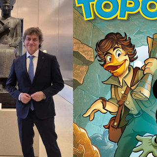 Alberto Angela diventa Albert Quarky nel prossimo numero di Topolino Alberto Angela diventa Albert Quarky nel prossimo numero di Topolino