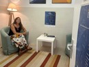 Francesca Gardiol nei locali di Rete Dafne