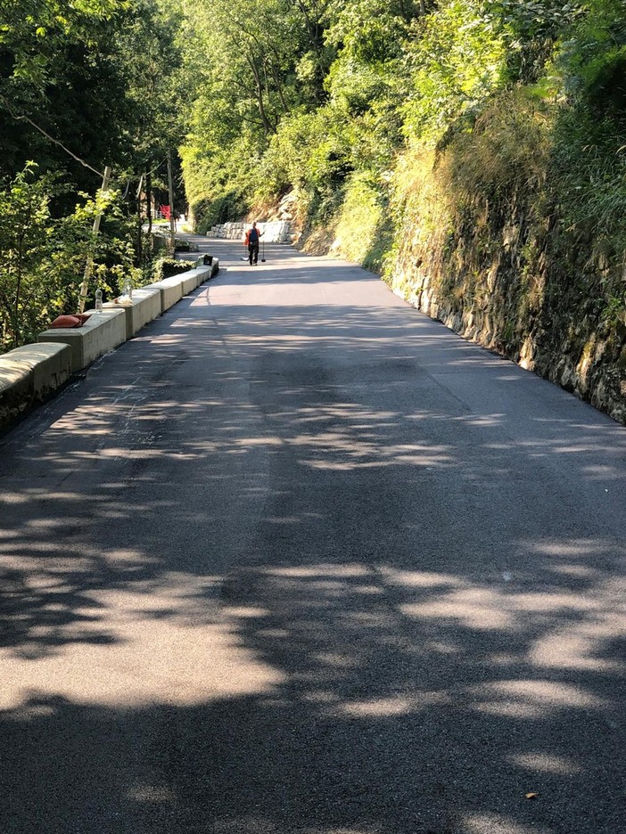 Pramollo chiude il capitolo frana: asfaltata la strada provinciale 168