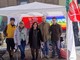 Uno dei banchetti di ottobre con Sinistra Italiana ed Europa Verde assieme