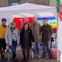 Uno dei banchetti di ottobre con Sinistra Italiana ed Europa Verde assieme