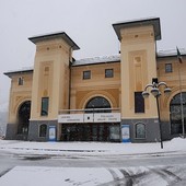 Palazzo delle Feste con la neve