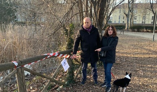 Il sopralluogo dei consiglieri in piazza d'Armi