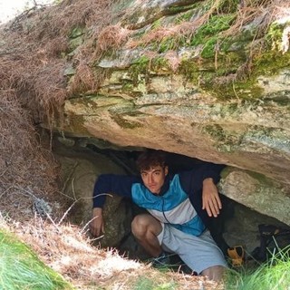Stefano Martino al rifugio della Madonnina di Pragelato