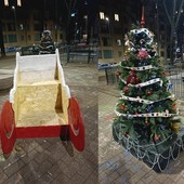 La slitta e l'albero dei giardini Alimonda La slitta e l'albero dei giardini Alimonda