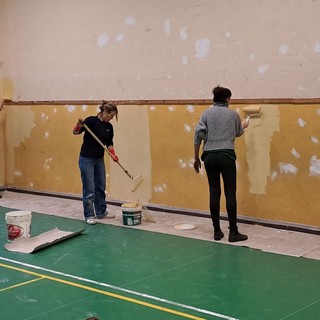 Lavori per le palestre dell'istituto Manzoni