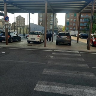 Parcheggio nell'area mercatale di corso Grosseto