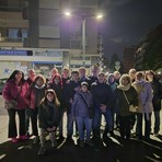 Foto di gruppo dei cittadini a Pozzo Strada