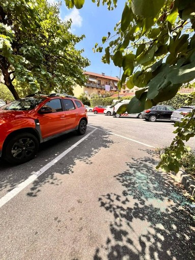 Il parcheggio di via Pianezza