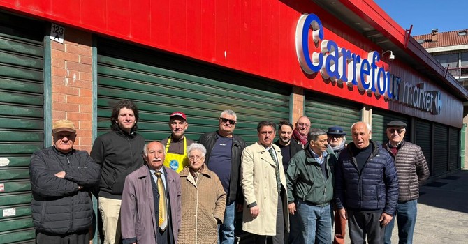 La protesta dei cittadini di Lucento