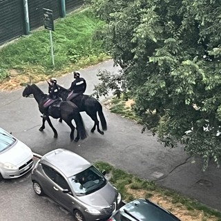Giardini Maiocco, anche la polizia a cavallo per contrastare lo spaccio