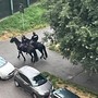 Giardini Maiocco, anche la polizia a cavallo per contrastare lo spaccio
