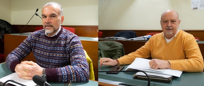 Da sinistra Pittau e Mongiello