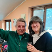 Da sinistra Ugo Beux e Enrica Cianalino