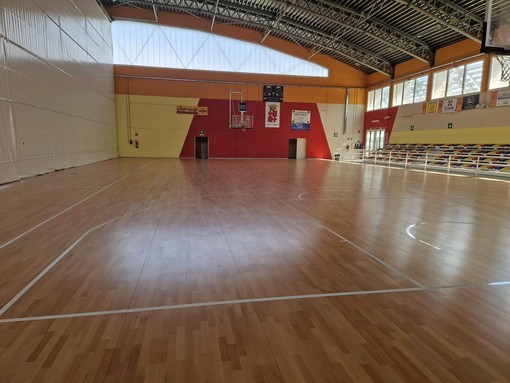 Al PalaGialdo di Chieri un nuovo parquet pronto all'inaugurazione