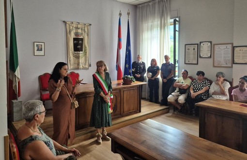 L’inaugurazione a Perosa L’inaugurazione a Perosa