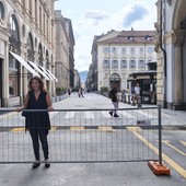Piazza San Carlo riapre alle auto: ecco l'assessore Chiara Foglietta