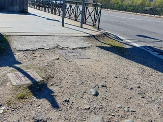 La ciclabile a metà di Bertolla