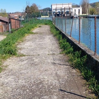 La ciclabile a metà di Bertolla