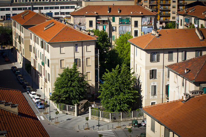 Immagine d'archivio di case popolari Immagine d'archivio di case popolari