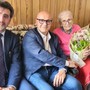 Cuggino e Miano con la signora Rossana Cuggino e Miano con la signora Rossana